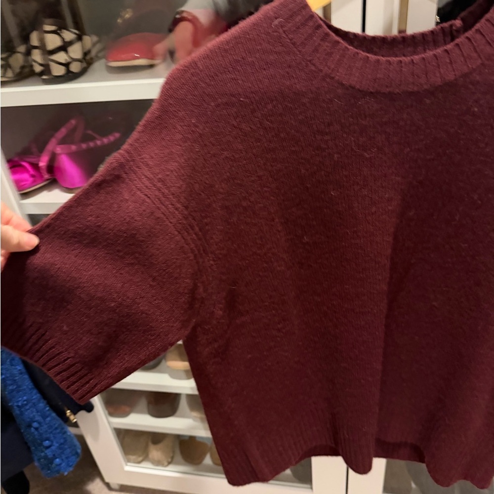 J Crew Oversized Vintage Wool Sweater Tee - Picture 2 of 5